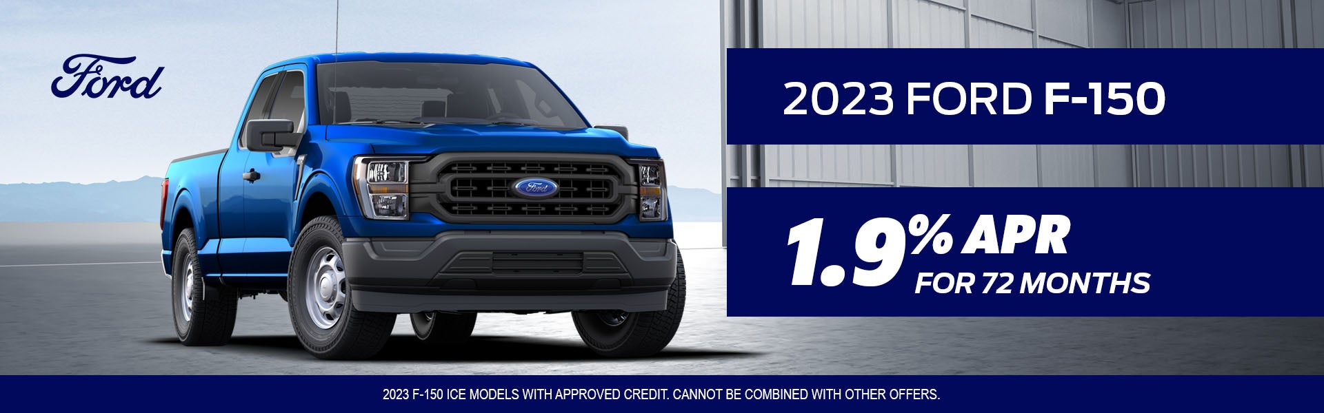 2023 F-150 1.9% APR for 72 Months