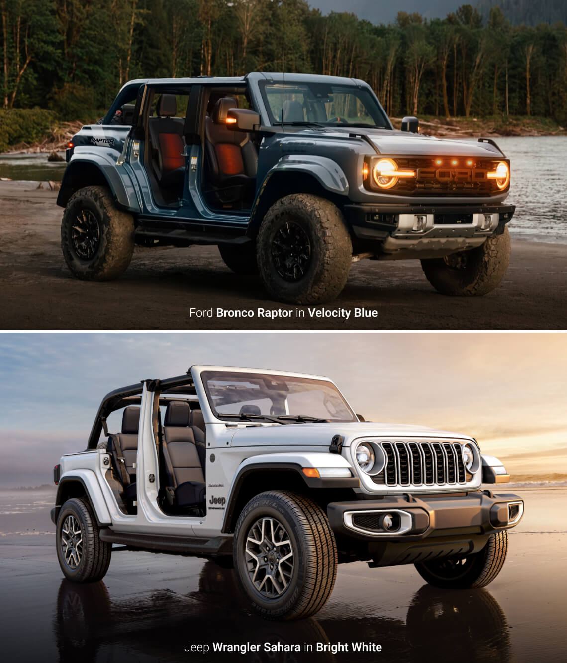 Ford Bronco vs. Jeep Wrangler Performance & Engine Options